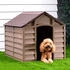 vidaXL Hundehütte Braun PP Hundehaus Hundehöhle Hundebox 86 cm 84 cm 82 cm (94214)