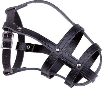 Nobby Leder Maulkorb schwarz (75312-05)