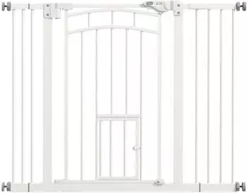 Pawhut Treppenschutzgitter 74-100 cm