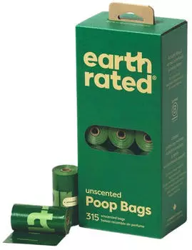 Earth Rated Hundekotbeutel ohne Duft Rollen (21 x 15 Stk.)
