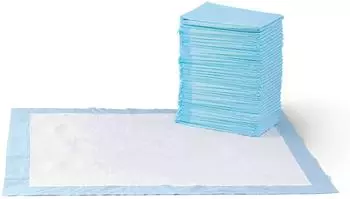 AmazonBasics Trainingspads 5-lagig XL blau (60 Stk.)