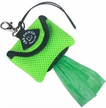 Tre Ponti Hundekotbeutel-Spender neon-grün 9x7x2,5cm