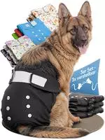 HUND IST K&Ouml;NIG saugstarke Windeln f&uuml;r H&uuml;ndin, justierbar L 3 St