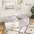 Pawhut Wurfkiste mit wasserdichtem Pinkelkissen 160 x 80 x 50 cm