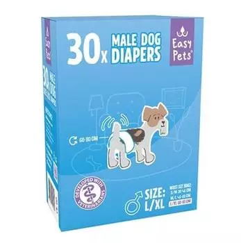 Easypets Hundewindeln für Rüden L/XL 30 Stk.