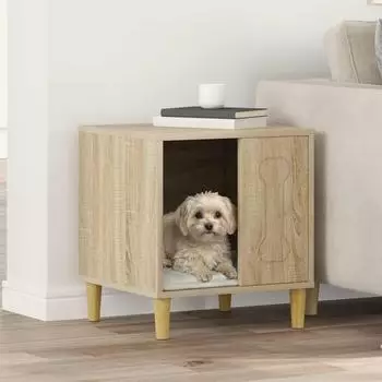 vidaXL Holz Hundehütte Sonoma 44 x 42 x 49 cm