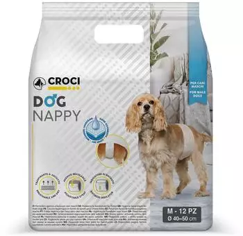 Croci Hundewindeln für Rüden Gr. M 40-50 cm 12 Stk.