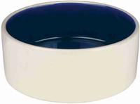 Trixie 2451, Trixie Keramiknapf creme/blau, Durchmesser: 18 cm