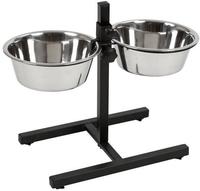 Kerbl - Futterbar F&uuml;r Hunde / Katzen + 2 Futtern&auml;pfe Aus Edelstahl 2800 Ml