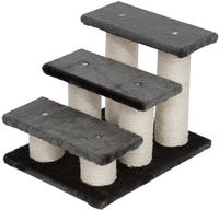 PawHut D30-016, PawHut Tiertreppe f&uuml;r Katzen und Hunde 3-Stufen Hundetreppe