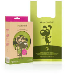 Earth Rated Hundekotbeutel mit Lavendelduft mit Griff 120 Stück
