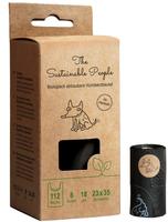 Bio Hundekotbeutel 112 St&uuml;ck mit Henkel - The Sustainable People 1 St