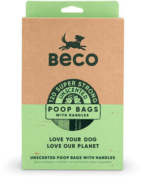 Beco Pets Hundekotbeutel ohne Duft mit Griffen 120 Stück