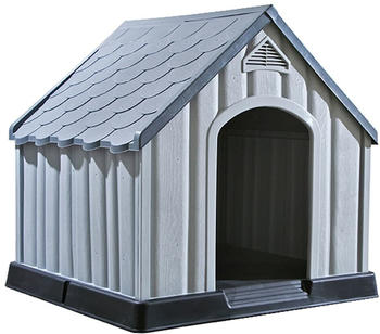 vidaXL Hundehütte grau 92x87x91 cm