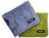 2er-Pack 120x70 grau & grün: FLUFFINO Hundehandtuch Mikrofaser