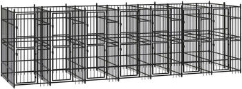 vidaXL Outdoor-Hundezwinger Stahl 12,9 m² (3097942)