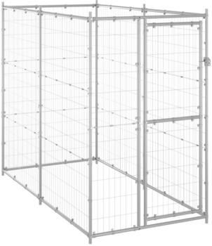 vidaXL Outdoor-Hundezwinger Verzinkter Stahl 110x220x180cm (150801)