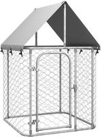 vidaXL Outdoor-Hundezwinger mit Dach 100x100x150 cm