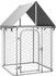 100x100x150cm (171495): vidaXL Outdoor-Hundezwinger mit Dach (171)