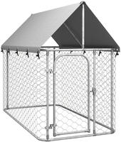 vidaXL Outdoor-Hundezwinger mit Dach 200x100x150 cm