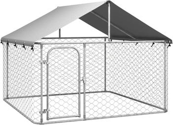 vidaXL Outdoor-Hundezwinger mit Dach 200x200x150cm (171498)