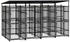 7,37 m² (3097949): vidaXL Outdoor-Hundezwinger mit Dach Stahl (30979)
