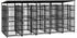 9,22 m² (3097950): vidaXL Outdoor-Hundezwinger mit Dach Stahl (30979)