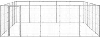 vidaXL Outdoor-Hundezwinger Verzinkter Stahl 36,3 m² (3082329)