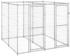 vidaXL Outdoor-Hundezwinger Verzinkter Stahl (3082)
