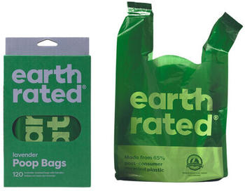 Earth Rated PoopBags Easy-Tie Handle Bags Lavendelduft 120-Stk.
