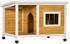 Pawhut Hundehaus mit Terrasse orange (D02-152V00OG)