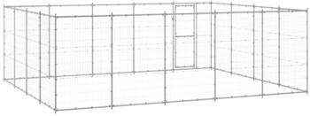 vidaXL Outdoor-Hundezwinger Verzinkter Stahl 24,2 m² (3082319)