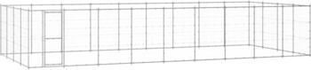 vidaXL Outdoor-Hundezwinger Verzinkter Stahl 43,56 m² (3082321)