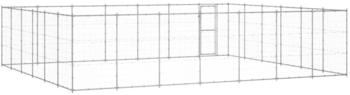 vidaXL Outdoor-Hundezwinger Verzinkter Stahl 50,82 m² (3082330)