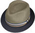 Stetson Licano Toyo Trilby Strohhut (1238551) dunkelblau