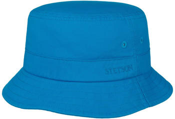 Stetson Bucket Cotton Twill Schmaler Fischerhut (1811110) blau
