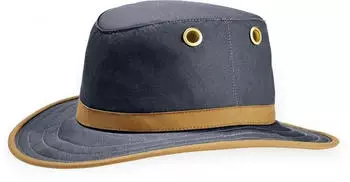 Tilley TWC7 Outback Waxed Cotton Hat navy