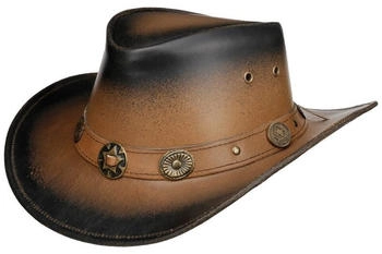 Scippis Tombstone Cowboy Lederhut braun