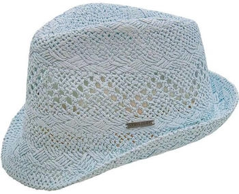 Chillouts Nivelles Trilby Sommerhut Stroh blau (010115-44-S-M)