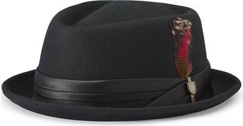 Brixton Stout Pork Pie Hut Schwarz (10764 F20 BKBLK)