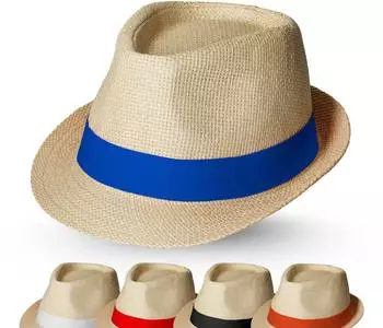 Elasto Panama Hut Salvador beige/blue