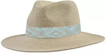 P.A.C. Ecuador Panama Straw Hat light beige/boho blue