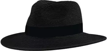 P.A.C. Ecuador Panama Straw Hat anthracite/total black