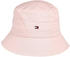 Tommy Hilfiger Essential Organic Cotton Bucket Hat pink dust