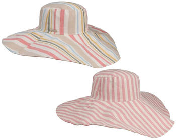 Seeberger Hats Colour Stripes Schlapphut zum Wenden rosa