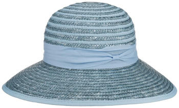 Seeberger Hats Rileja Stripes Strohschute hellblau