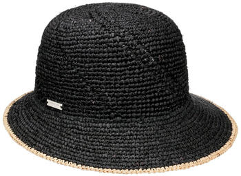 Seeberger Hats Jalima Damenschute Raffiastrohhut schwarz