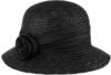 Seeberger Hats Kassida Strohglocke schwarz