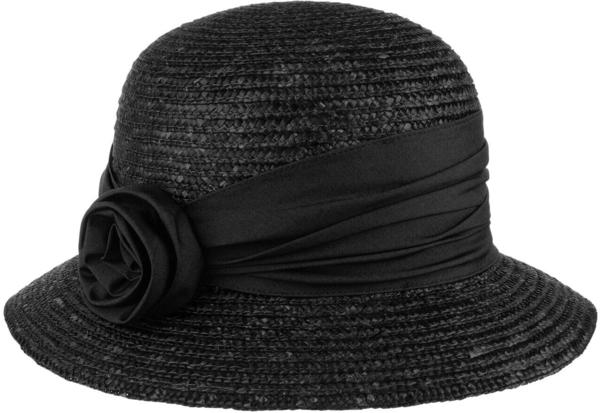 Seeberger Hats Kassida Strohglocke schwarz