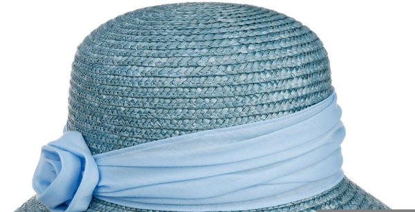 Seeberger Hats Kassida Strohglocke hellblau